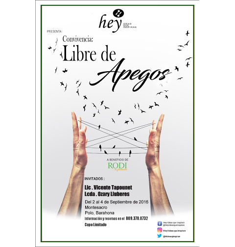 “Libre de apegos” con Ozary Lluberes y Vicente Tapounet