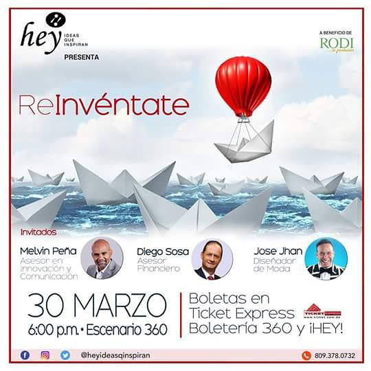 “Reinvéntate” con Melvin Peña, Diego Sosa y Jose Jhan