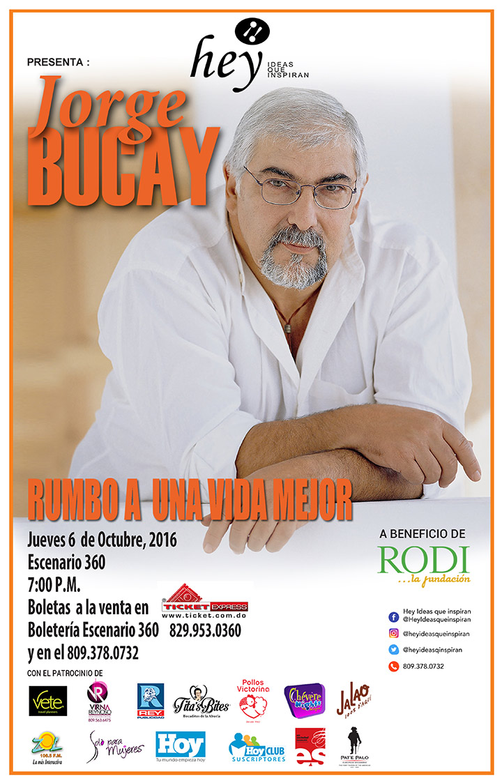 “Rumbo a una vida mejor” con Jorge Bucay