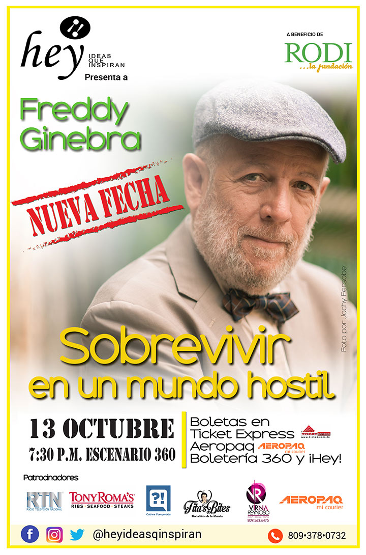 “Sobrevivir en un mundo hostil” con Freddy Ginebra